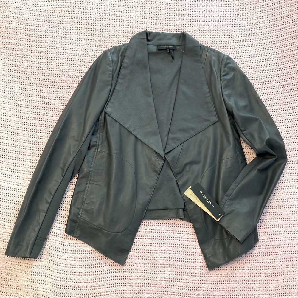 Donna Karen Leather Jacket NWT